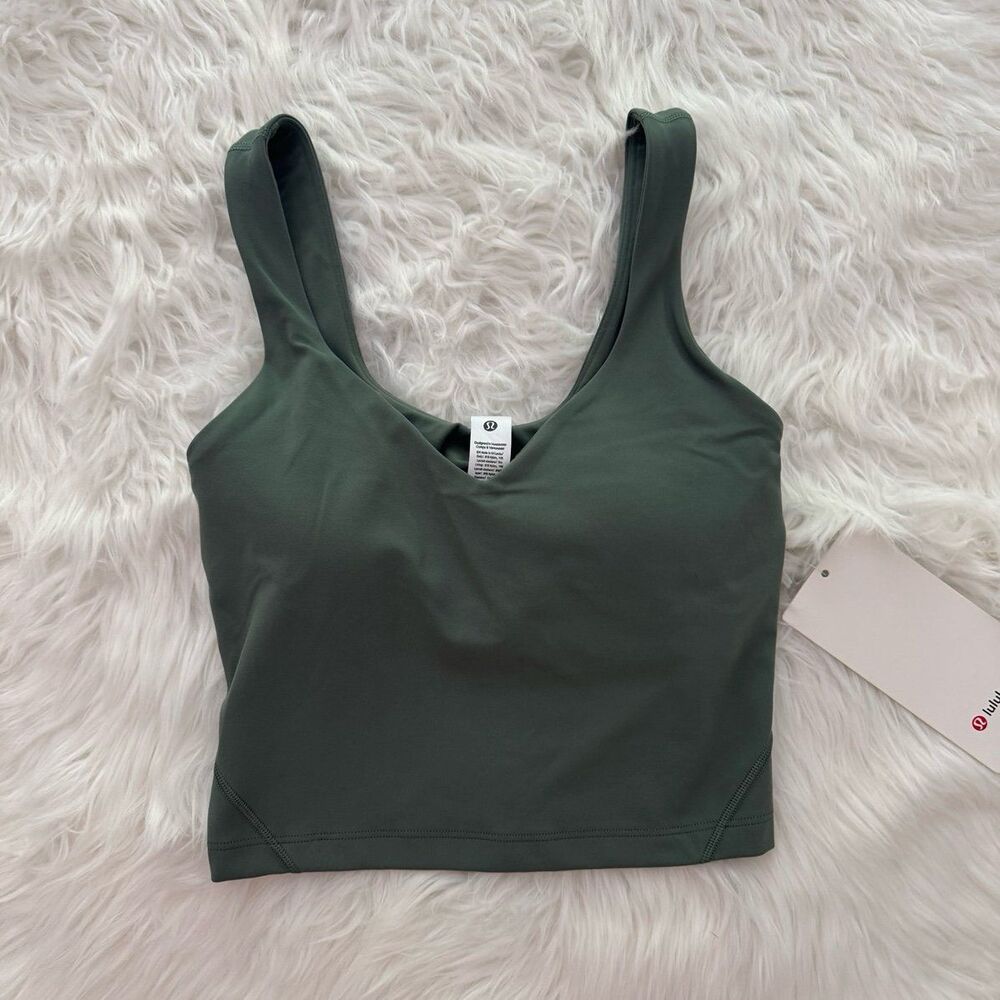 Lululemon Align Tank Top Grey Eucalyptus Size 2